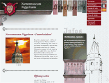 Tablet Screenshot of narrenmuseum-niggelturm.de